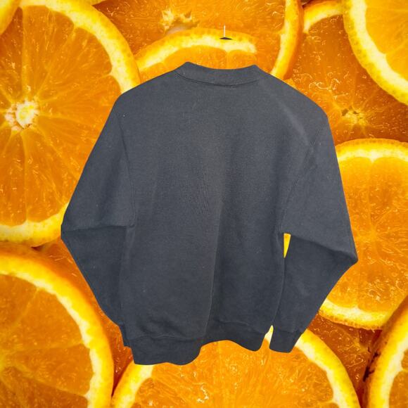 VTG Collegiate Colors Mens Navy University of Miami Sweatshirt Size M - Picture 2 of 6